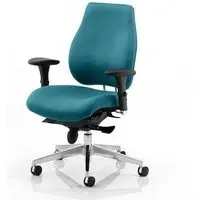 Chiro Plus Ergonomic Office Chair with Arms - Teal