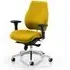 Chiro Plus Ergonomic Office Chair with Arms - Yellow
