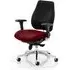 Chiro Plus Office Chair with Arms - Black, Ginseng Chilli