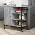 Choctaw Kitchen Trolley with Storage - Grey