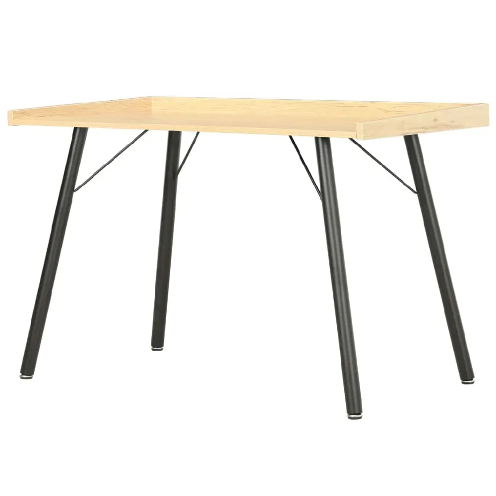 Choctaw Laptop Desk with Raised Edges - Black, Engineered Wood image