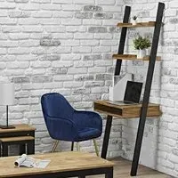 Chollerford Wooden Ladder Laptop Desk - Natural, Oak