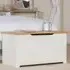 Chorley Blanket Box - White, Oak