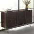 Chort Sideboard with 2 Doors 3 Drawers - Dark Walnut, Mango Wood