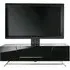 Chroma Large TV Stand with Bracket - Black, High Gloss