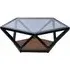 Ciao Pentagon Coffee Table - Clear, Glass