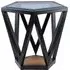 Ciao Pentagon Side Table - Clear, Glass
