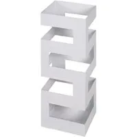 Cibecue Maze Style Umbrella Stand - White, Metal alternate view