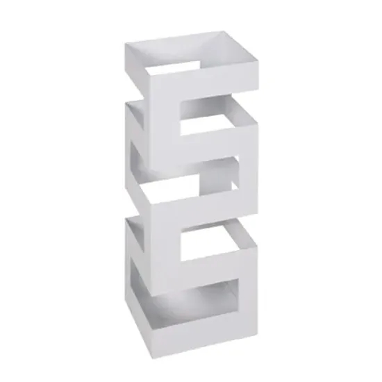 Cibecue Maze Style Umbrella Stand - White, Metal product