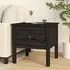 Ciella Side Table with Drawer - Black, Pine Wood