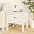 Ciella Side Table with Drawer - White, Pine Wood