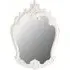 Cikroya Rose Crest Wall Mirror - Antique White