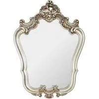 Cikroya Rose Crest Wall Mirror - Champagne