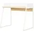 Cincinnati Laptop Desk with Raised Edges - White, Oak