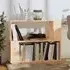 Ciniod Bookcase and Room Divider - Natural, Pinewood