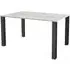 Circa Rectangular Dining Table - White Marble Effect, Glass