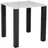 Circa Square Dining Table - White, Marble