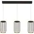 Circolo LED 3 Light Bar Pendant Light - Black, Metal