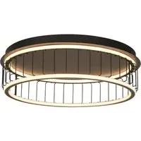 Circolo LED Large Flush Ceiling Light - White, Metal