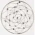 Circular Wire Gem Wall Art - Silver