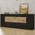 Citrus Sideboard with 3 Doors 2 Drawers - Black