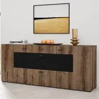 Citrus Sideboard with 3 Doors 2 Drawers - Monastery Oak