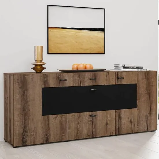 Citrus Sideboard with 3 Doors 2 Drawers - Monastery Oak