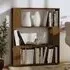 Civilla Bookcase and Room Divider - Brown, Pinewood