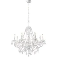 Clarence 8 Lights Ceiling Pendant Light - Polished Chrome