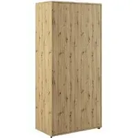 Clarion 2-Door Wardrobe - Artisan Oak, Laminated Board