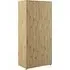 Clarion 2-Door Wardrobe - Artisan Oak, Laminated Board