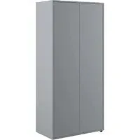 Clarion 2-Door Wardrobe - Grey, Laminated Board