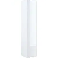 Clarion Storage Cabinet with 1 Door - White, High Gloss