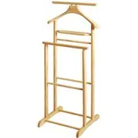 Clarkdale Valet Stand - Natural, Solid Wood alternate view