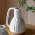 Clayton Large Ceramic Handled Vase - White