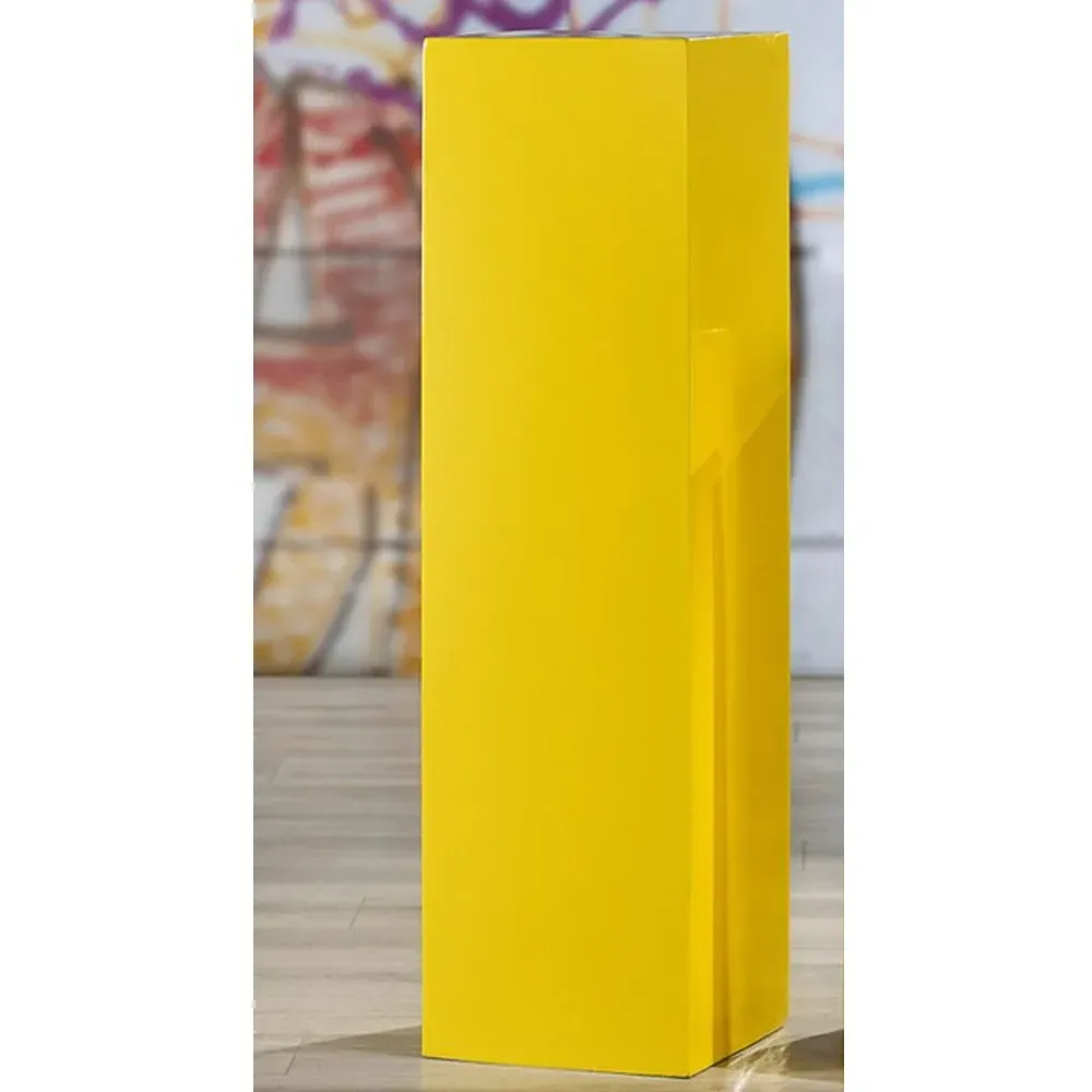 Clayton Large Decorative Pillar - Yellow, Fiberglass