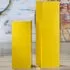 Clayton Set of 2 Decorative Pillars - Yellow, Fiberglass