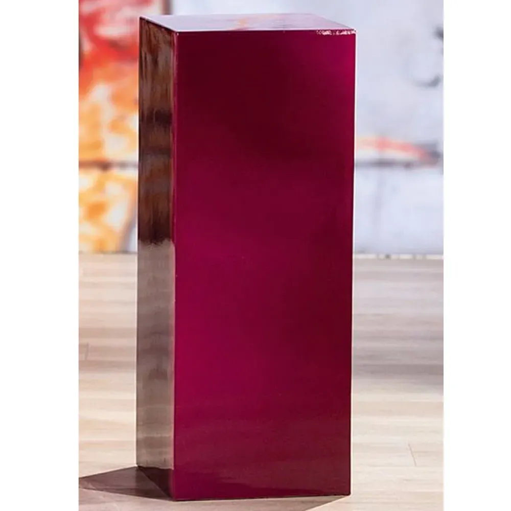 Clayton Small Decorative Pillar - Pink, Fiberglass