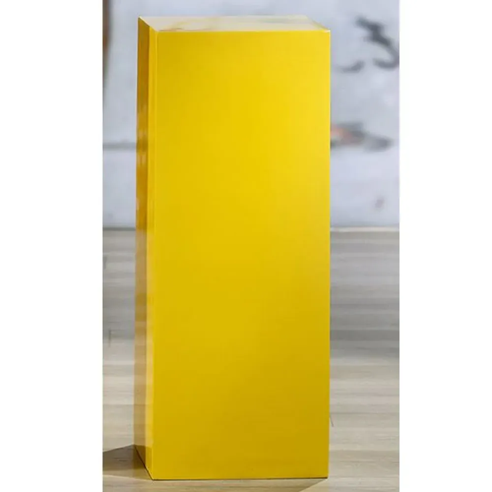 Clayton Small Decorative Pillar - Yellow, Fiberglass