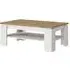Clinton Coffee Table - White, Oak