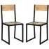 Clio Dining Chairs Pair - Oak