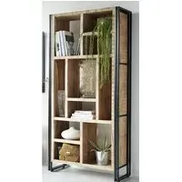 Clio Wooden Shelving Bookcase - Oak