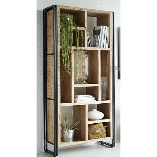 Clio Wooden Shelving Bookcase - Oak