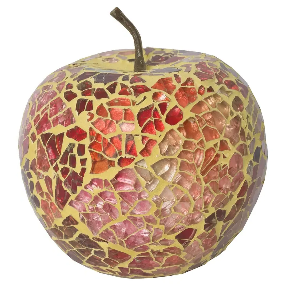 Clisson Decorative Apple Ornament - Red, Mosaic Glass product
