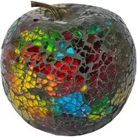 Clisson Decorative Apple - Rainbow, Mosaic Glass