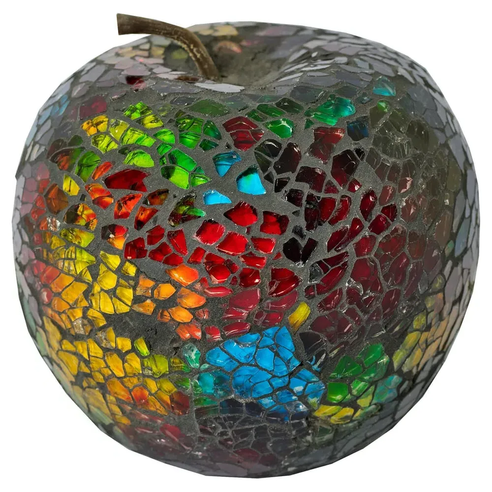 Clisson Decorative Apple - Rainbow, Mosaic Glass