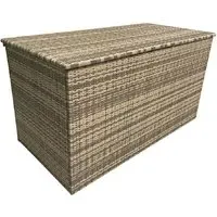 Clisson Large Outdoor Storage Box - Brown, Rattan