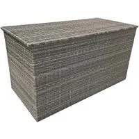 Clisson Large Outdoor Storage Box - Grey, Rattan