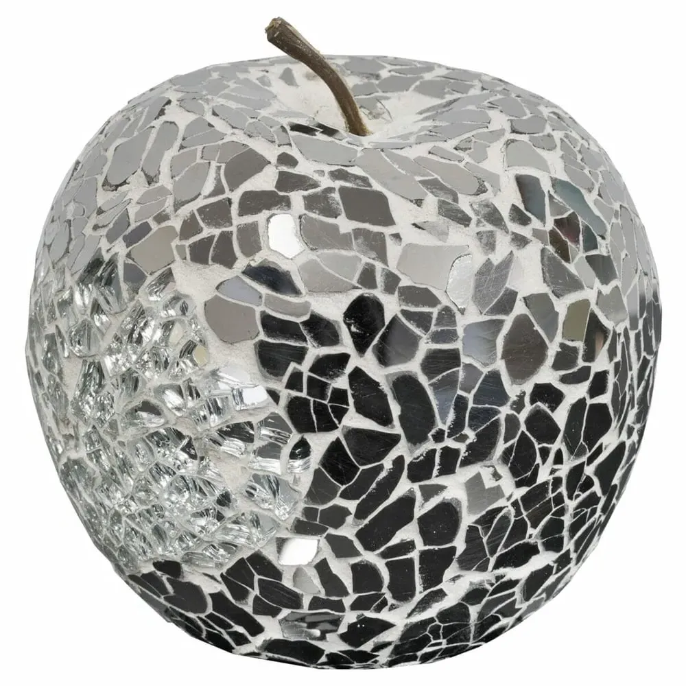 Clisson Mosaic Glass Apple Fruit - Mirrored image