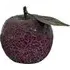 Clisson Mosaic Glass Apple with Leaf - Red